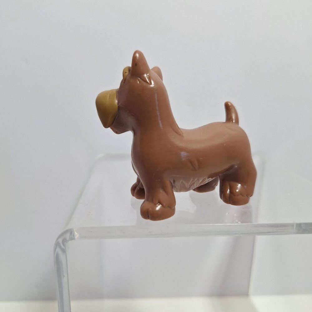 Little Tikes Brown Dog 2" Terrier Puppy Vintage Scottie Tan - Picture 6 of 14